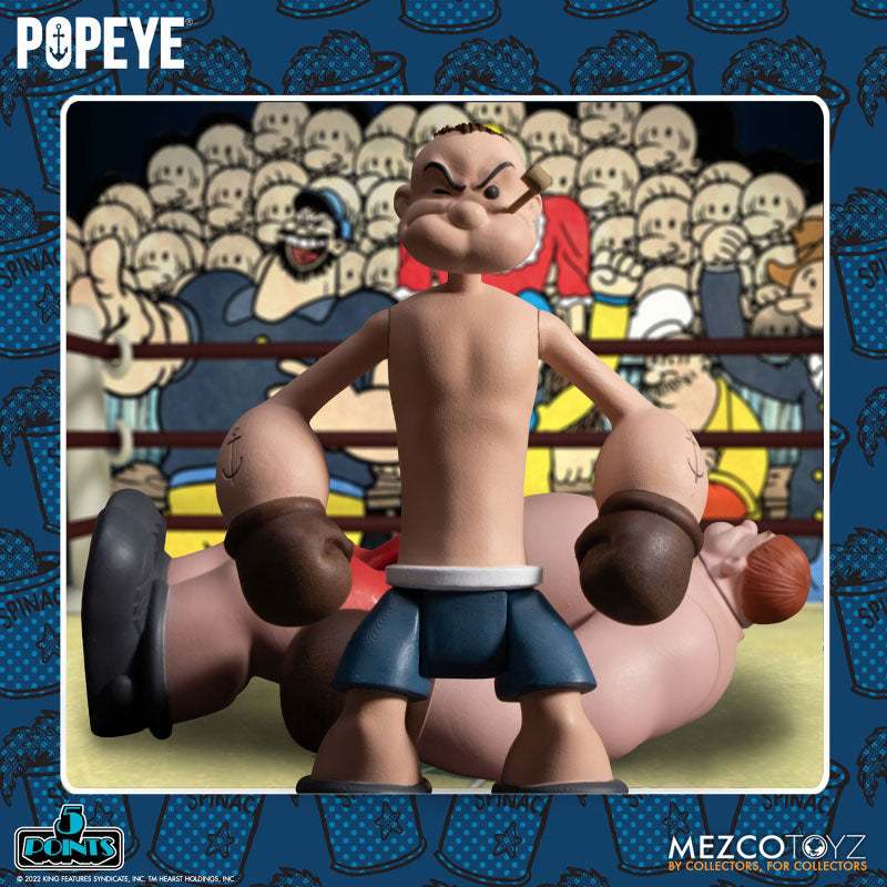 5-Point / Popeye: Popeye & Oxheart 3.75 Inch Action Figure Set