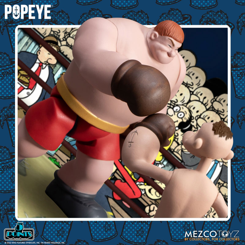 5-Point / Popeye: Popeye & Oxheart 3.75 Inch Action Figure Set