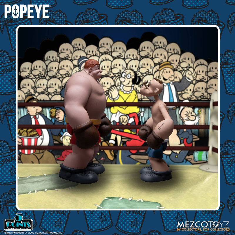 5-Point / Popeye: Popeye & Oxheart 3.75 Inch Action Figure Set