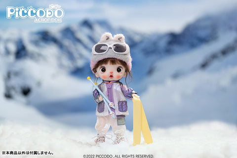 PICCODO ACTION DOLL Ski Suit White (DOLL ACCESSORY)