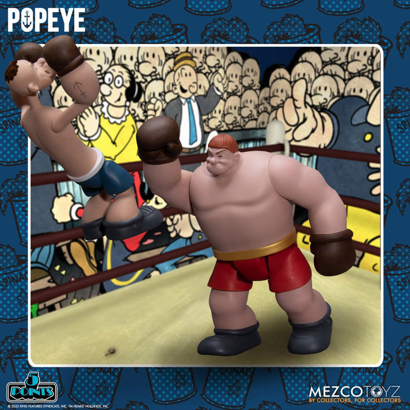 5-Point / Popeye: Popeye & Oxheart 3.75 Inch Action Figure Set