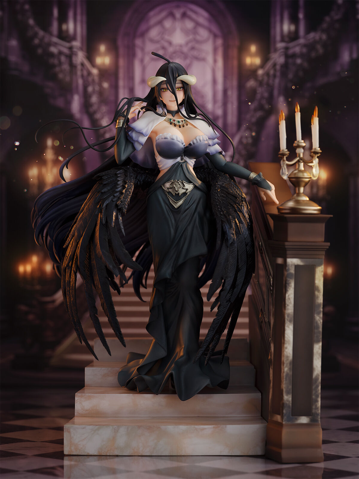 Overlord IV - Albedo - Shibuya Scramble Figure - 1/7 - Shikkoku no