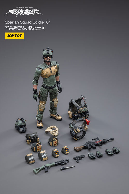 1/18 Hardcore Coldplay Spartan Squad Soldier 01