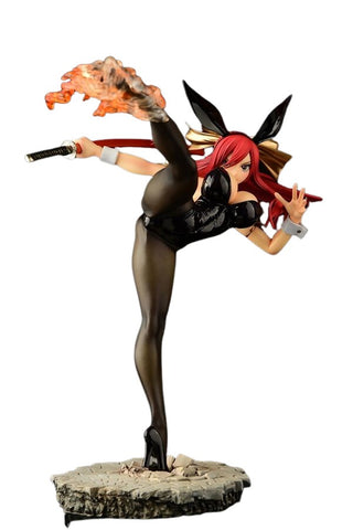 Fairy Tail - Erza Scarlet - 1/6 - High Kick Ver., Black Bunny (Orca Toys)