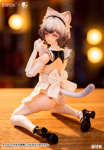 Original - Cat Maid Little Pudding - 1/12 (Bear Panda, Eiifox)