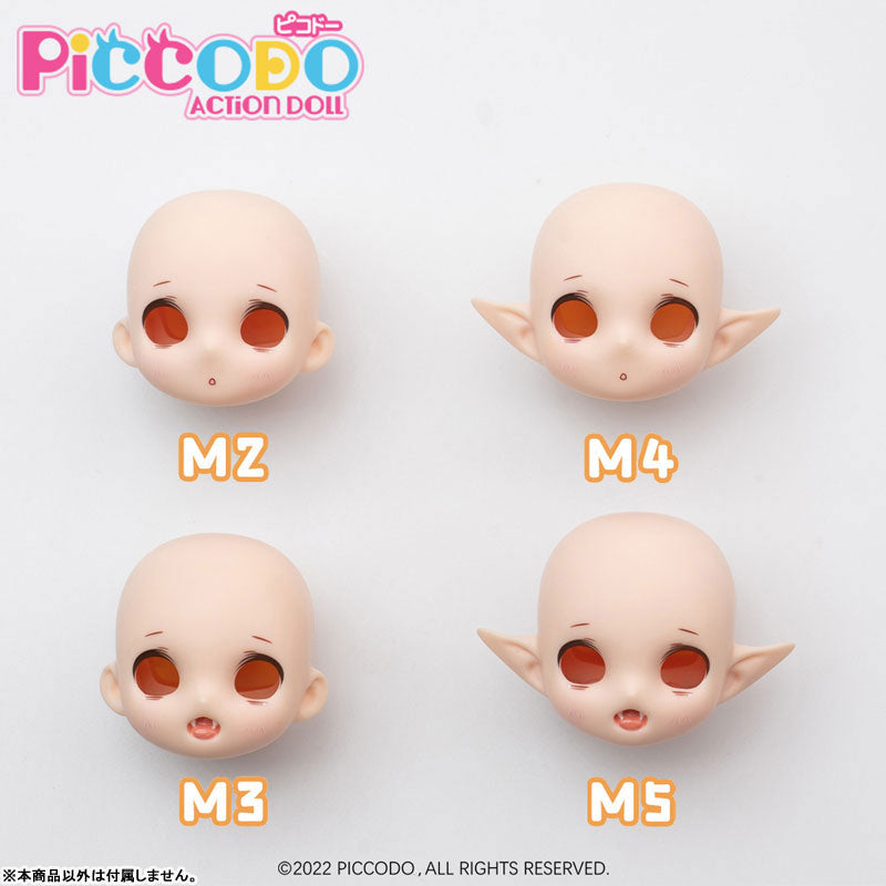 PICCODO Series Deformed Style Doll's Resin Head NIAUKI M2 (w/Makeup Ver.) Doll White