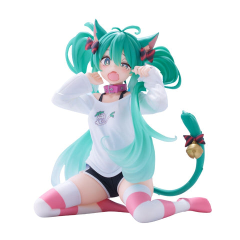 Vocaloid - Hatsune Miku - Desktop Cute - Nekomimi T-Shirt ver. (Taito)