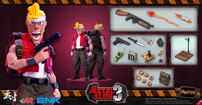 Metal Slug 3 1/12 Scale Action Figure Marco