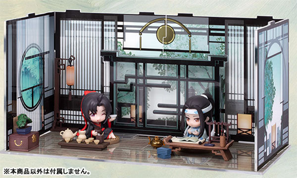 Guo Feng Ya Series Acrylic Diorama Quiet Orchid Scented Room Set A+B