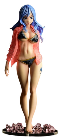 Fairy Tail - Juvia Lockser - 1/6 - Gravure_Style, Sheer Wet Shirt SP, Black Bikini!! (Orca Toys)