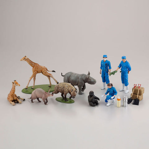 ARTPLA Zookeepers and Baby Gorilla Set 6Pack BOX