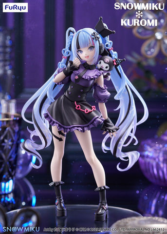 Sanrio Characters - Vocaloid - Hatsune Miku - Kuromi - Trio-Try-iT Figure (FuRyu)
