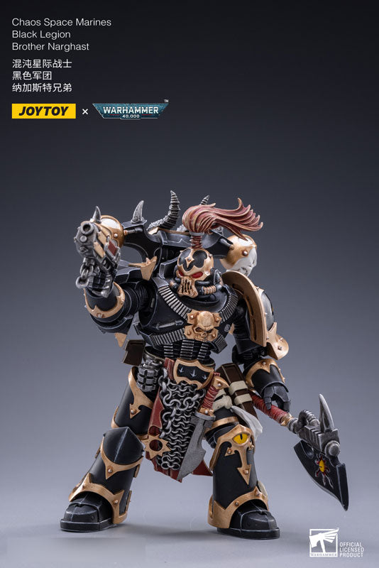 JOYTOY x Warhammer 40000 1/18 Chaos Space Marines Black Legion Brother Narghast