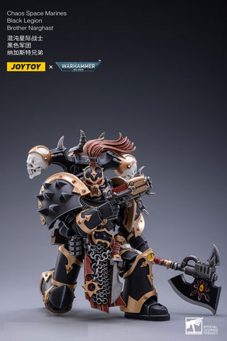 JOYTOY x Warhammer 40000 1/18 Chaos Space Marines Black Legion Brother Narghast