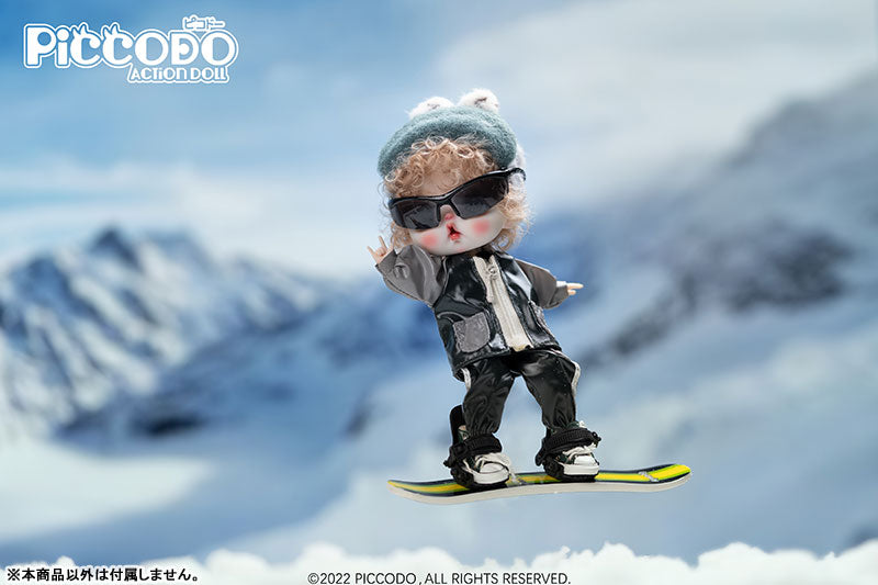 PICCODO ACTION DOLL Ski Suit Black (DOLL ACCESSORY)