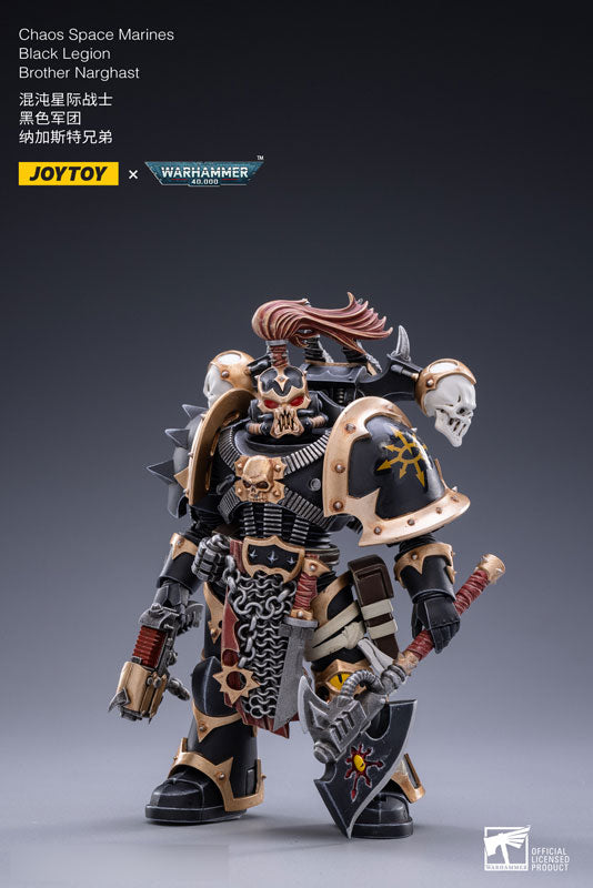 JOYTOY x Warhammer 40000 1/18 Chaos Space Marines Black Legion Brother Narghast