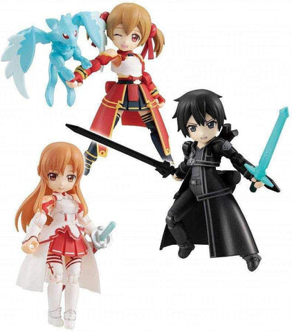 Sword Art Online - Asuna, Kirito, Sinon - Desktop Army (MegaHouse)