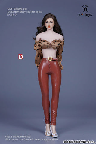 1/6 Lantern Sleeve Leather Tights D (DOLL ACCESSORY)