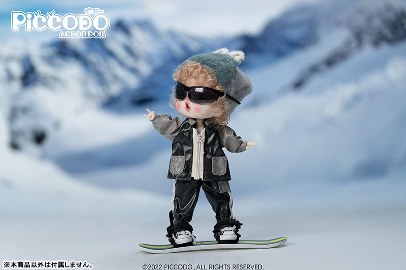 PICCODO ACTION DOLL Ski Suit Black (DOLL ACCESSORY)