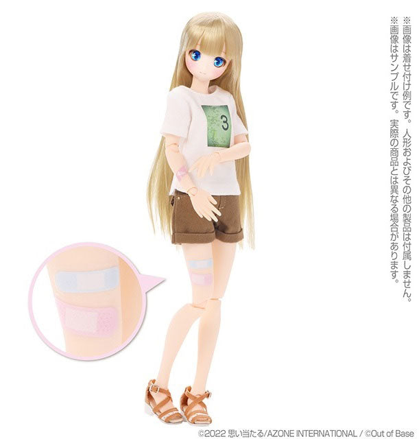 Adhesive Bandage Sticker set (M, L) Simple (DOLL ACCESSORY)