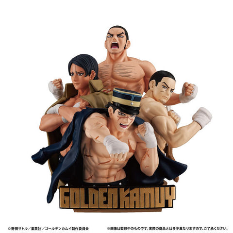 Golden Kamuy - Koito Otonoshin - Sugimoto Saichi - Tanigaki Genjirou - Tsukishima Hajime - Puchirama DX - Stenka!! (MegaHouse) [Shop Exclusive]