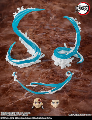 Kimetsu no Yaiba - S.H.Figuarts - Tanjiro Kamado & Giyu Tomioka Water Breathing Effect Set (Bandai Spirits)