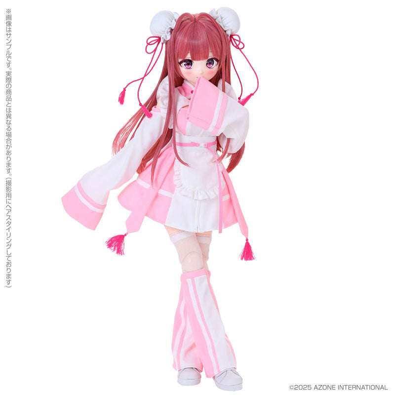 Poe-Poe×Iris Collect petit Komomo - Cup and Steamed Bun Girl! - Lovely Pink Ver. (Azone)