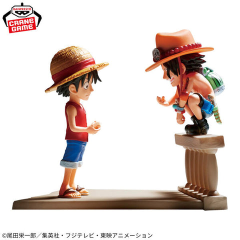 One Piece - Monkey D. Luffy - Portgas D. Ace - Log Stories - World Collectable Figure (Bandai Spirits)