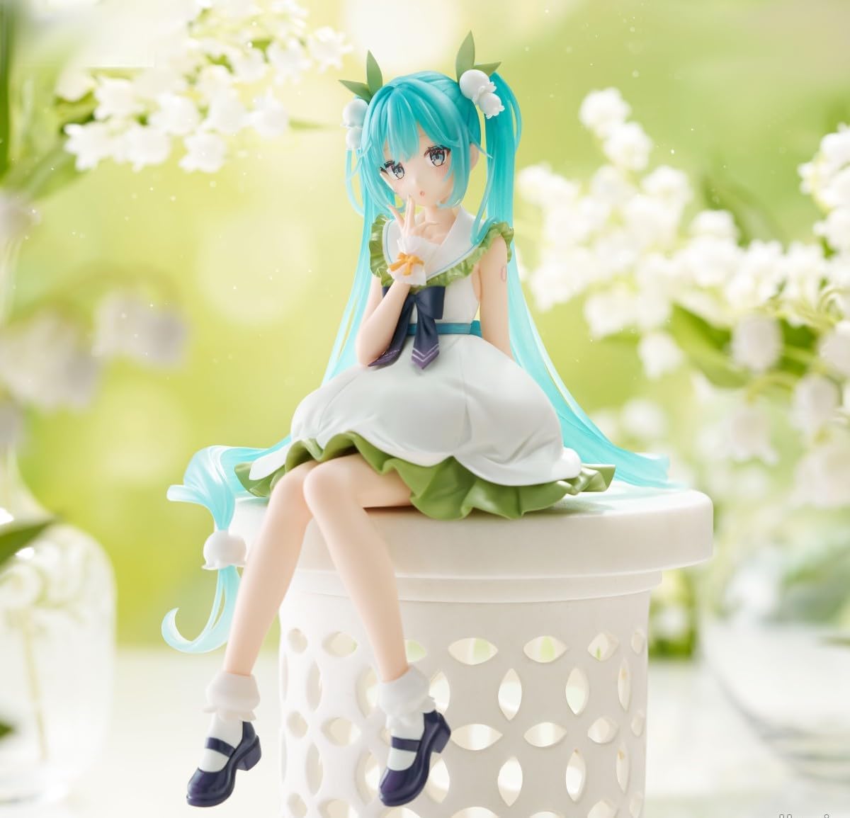 Vocaloid - Hatsune Miku - Flower Fairy - Noodle Stopper Figure - Lily of the Valley (FuRyu)