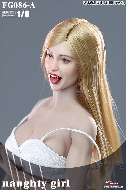 1/6 Female Head Naughty Girl 86A