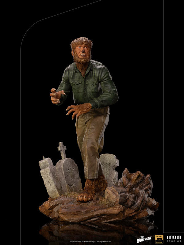 "Universal Monsters" Iron Studios Statue "Deluxe Art Scale" 1/10 Scale Wolf Man