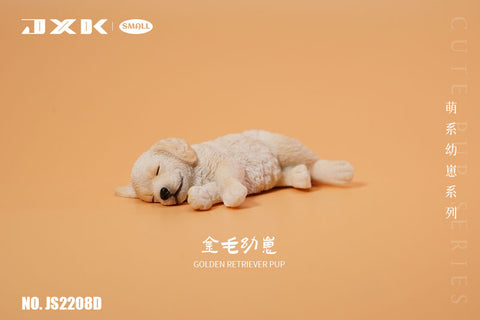 Small Golden Retriever Puppy Sleeping Soundly D