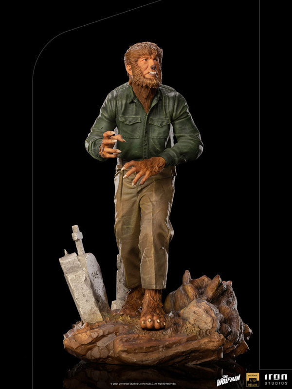 "Universal Monsters" Iron Studios Statue "Deluxe Art Scale" 1/10 Scale Wolf Man