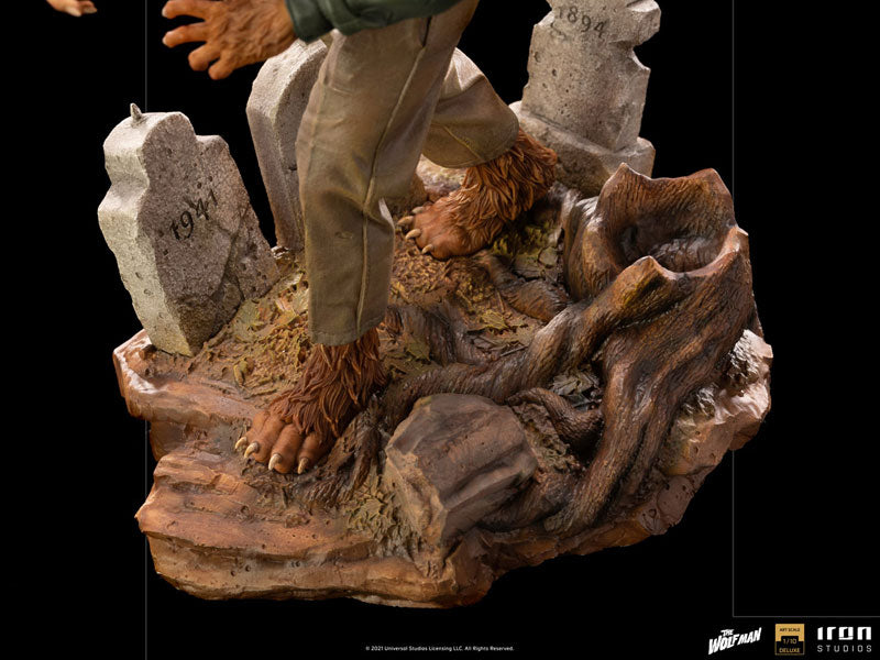 "Universal Monsters" Iron Studios Statue "Deluxe Art Scale" 1/10 Scale Wolf Man