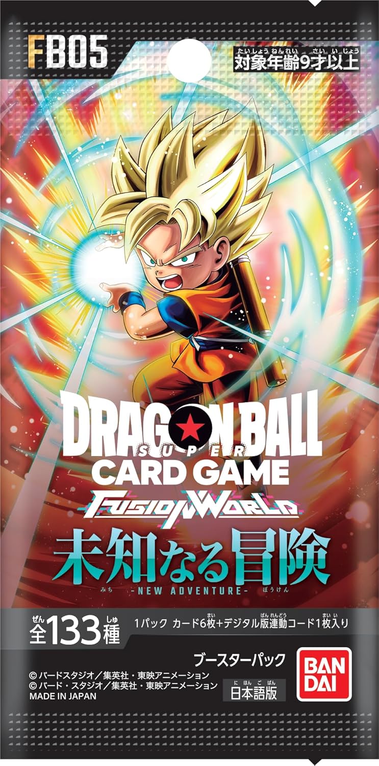 Dragon Ball Super Card Game Fusion World - NEW ADVENTURE- FB05 - Booster Box - Japanese Ver (Bandai)