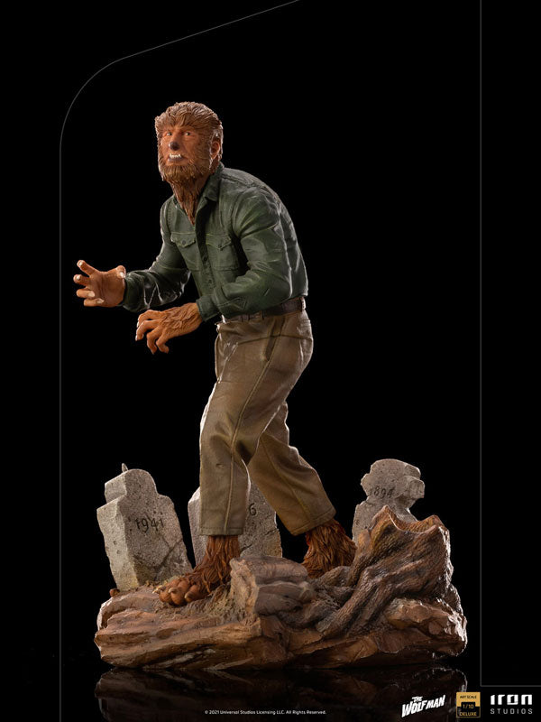 "Universal Monsters" Iron Studios Statue "Deluxe Art Scale" 1/10 Scale Wolf Man