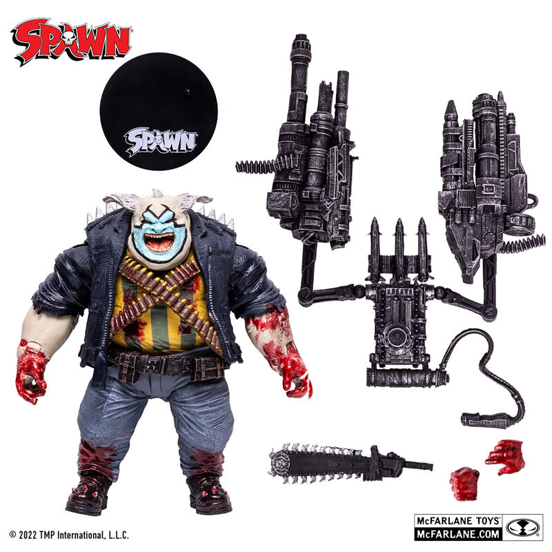 "Spawn" Action Figure 7 Inch Deluxe Clown (Blood Splatter)