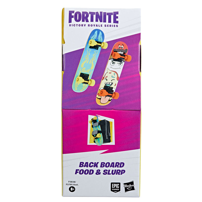 Fortnite Victory Royale 6 Inch Action Figure Board Series 1 Skateboard (Food & Slurp)