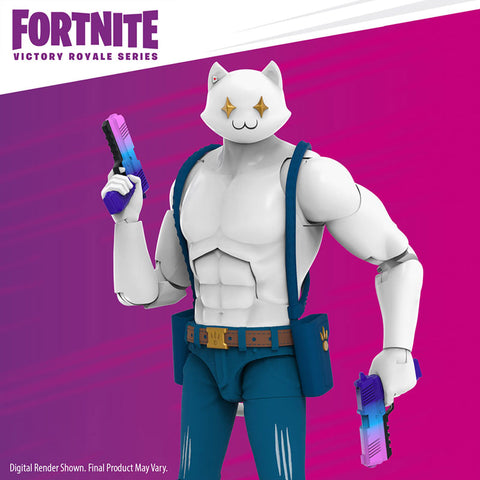 Fortnite - Hasbro Action Figure: 6 Inch / Victory Royale - Meowscles (Ghost)