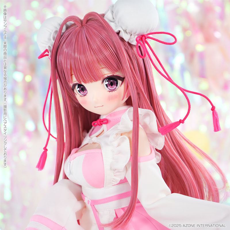 Poe-Poe×Iris Collect petit Komomo - Cup and Steamed Bun Girl! - Lovely Pink Ver. (Azone)