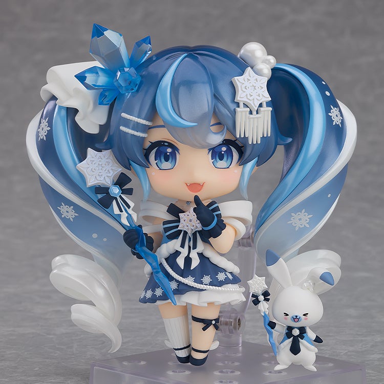 Hatsune Miku,Rabbit Yukine - Nendoroid #2643 - Snow, Crystal Snow Ver. (Good Smile Company) [Shop Exclusive]