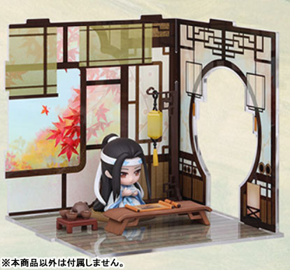 Guo Feng Ya Series Acrylic Diorama Writing in an Elegant Peaceful Pavilion Set B