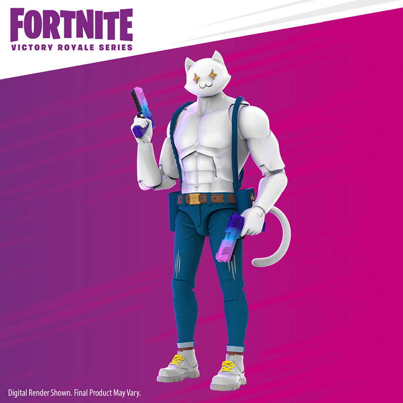 Fortnite - Hasbro Action Figure: 6 Inch / Victory Royale - Meowscles (Ghost)