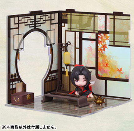 Guo Feng Ya Series Acrylic Diorama Writing in an Elegant Peaceful Pavilion Set A