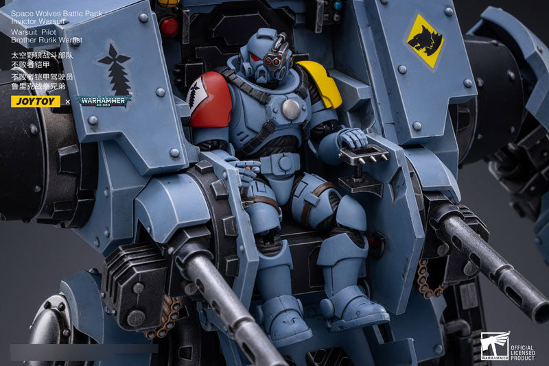 JOYTOY x Warhammer 40000 1/18 Space Wolf Battle Pack, Invictor War