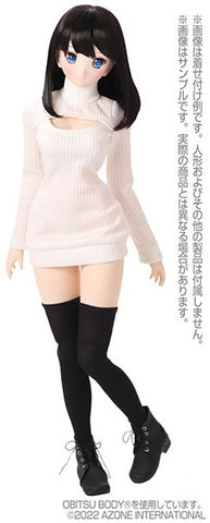 1/3 Scale AZO2 Turtleneck One-piece Dress White (DOLL ACCESSORY)