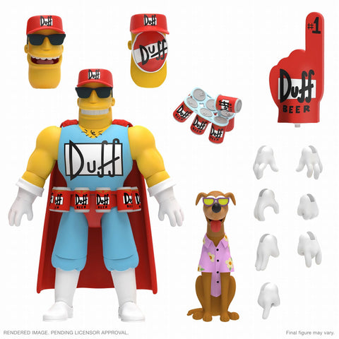 The Simpsons / Duffman Ultimate 7 Inch Action Figure