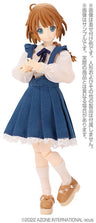 Picco Neemo Wear 1/12 Sheer Jumper Skirt set Navy x Ivory (DOLL ACCESSORY)