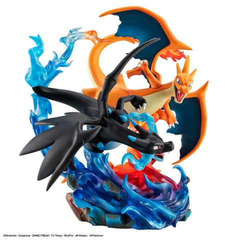 Pocket Monsters - Lizardon - G.E.M. - G.E.M. EX - Mega Lizardon X & Mega Lizardon Y (MegaHouse)