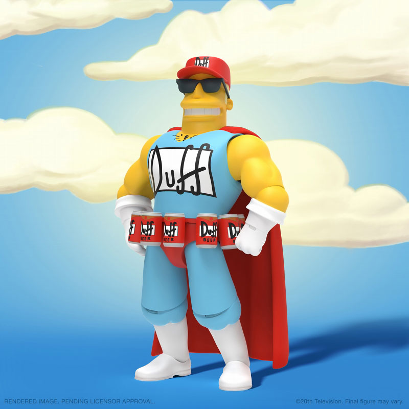 The Simpsons / Duffman Ultimate 7 Inch Action Figure